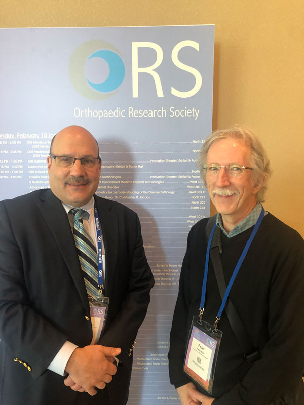 John Skedros and Peter Muir at 2020 ORS meeting