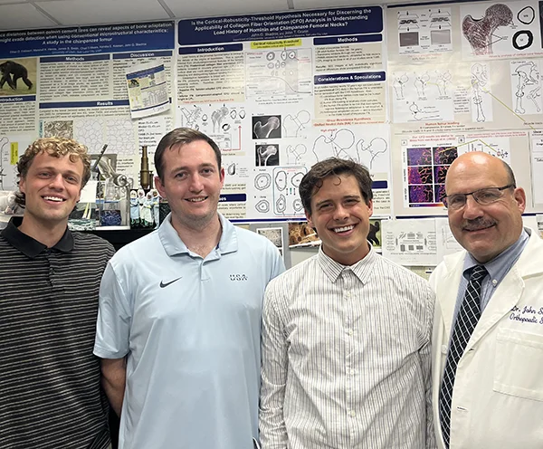 Kevin Curtis, John Cronin, Brett Richards and Dr. John Skedros